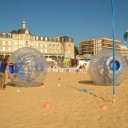 Bulle gonflable géante transparente