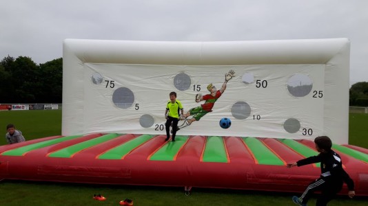 Tir au but avec matelas